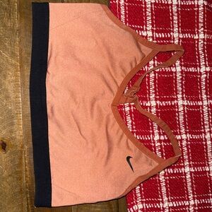 Nike Orange and Black sports bra